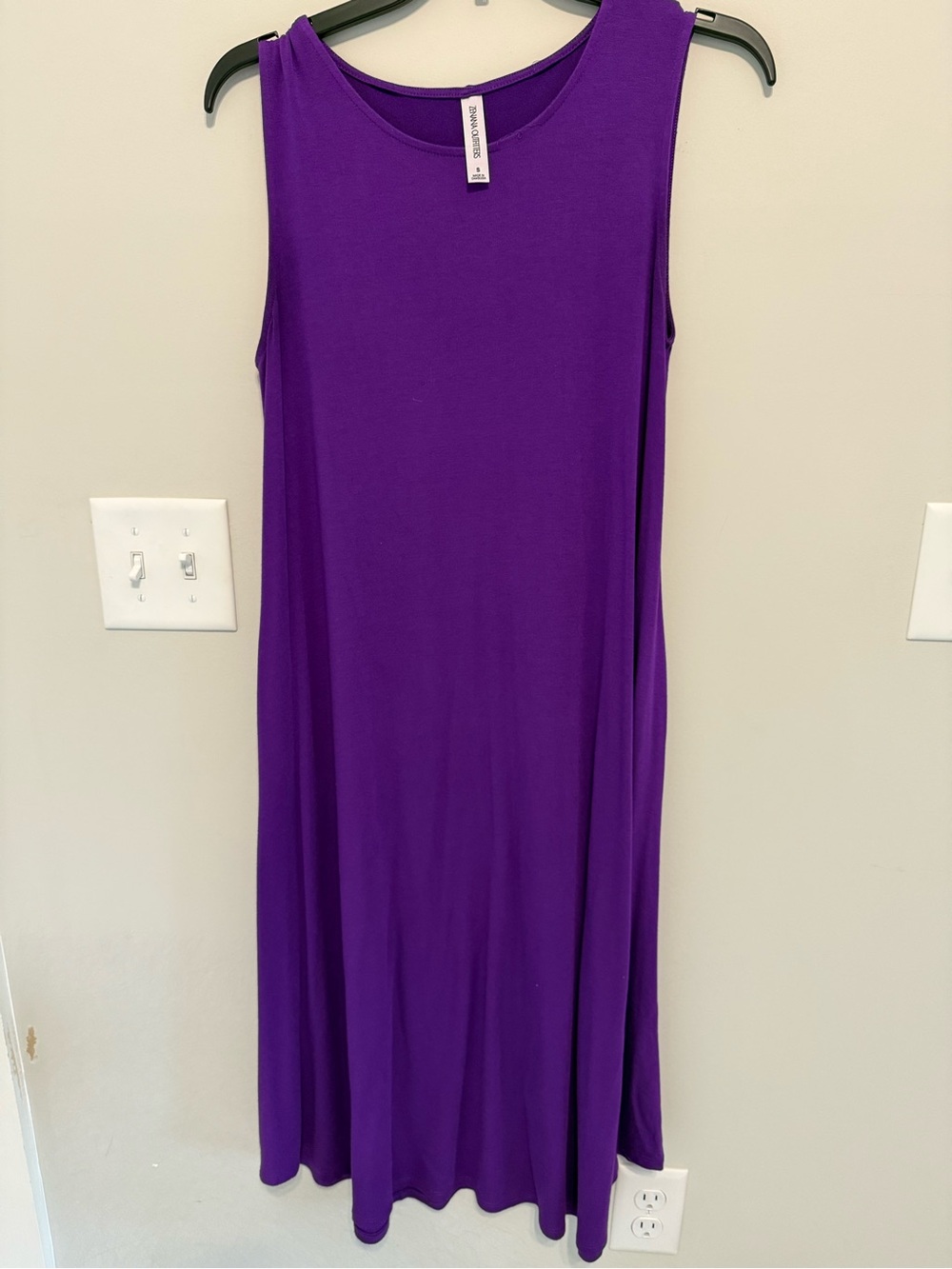 Zenana Outfitters Sleeveless Purple Maxi Dress